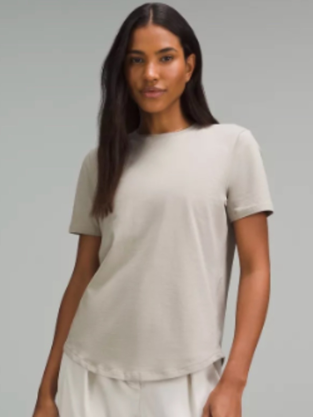 Lululemon Love Curved Hem Crew Neck T-Shirt Sz 4